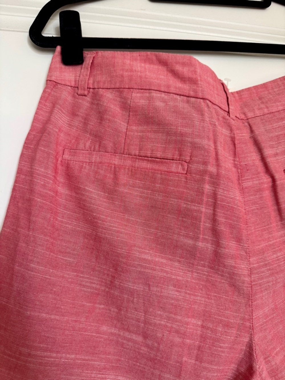 NWT! MADEWELL Women’s Pink Chambray Chino Shorts 100% Cotton Size 10 - Picture 5 of 16